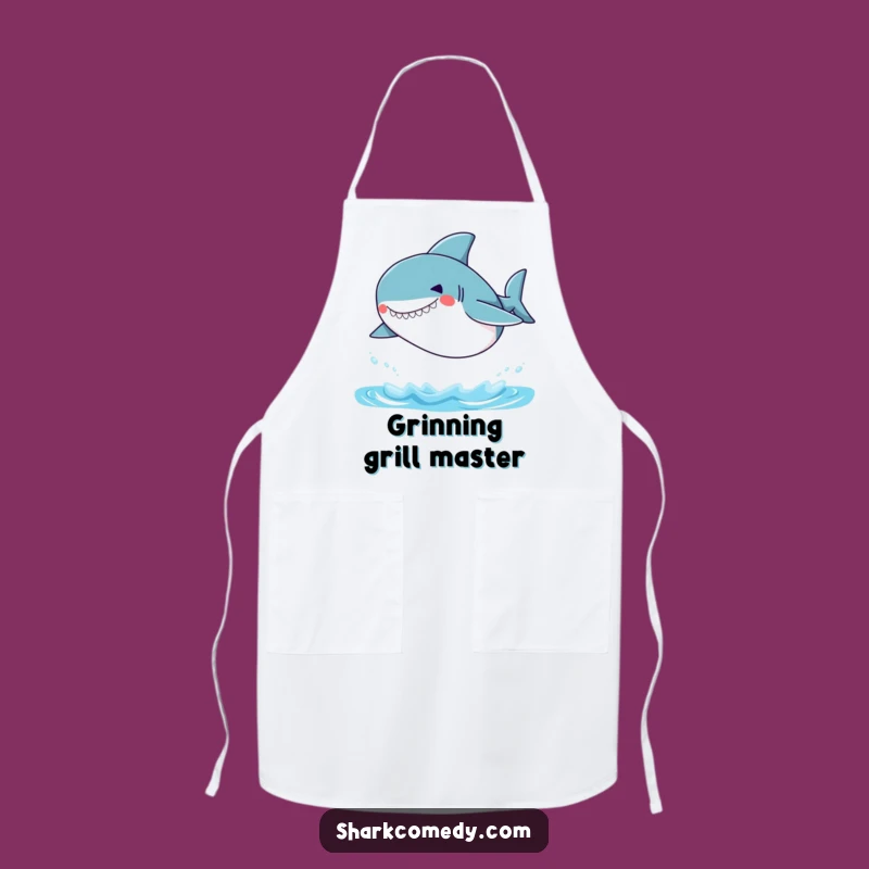 Funny Small Shark Apron: Silly Chef, Kitchen Fun, Perfect Gift