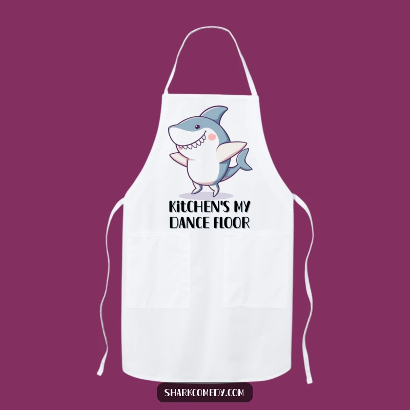 Funny Shark Dance Apron: Cook with Clumsy, Comical Confidence