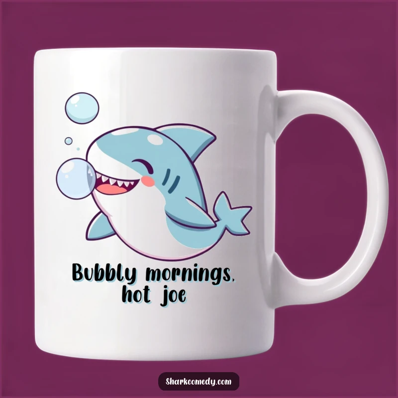 Funny Kawaii Shark Bubble Mug: Adorable & Hilarious Playtime Gift for All