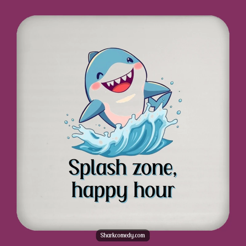 Funny Kawaii Shark Coasters: Hilarious Protection for Your Tables