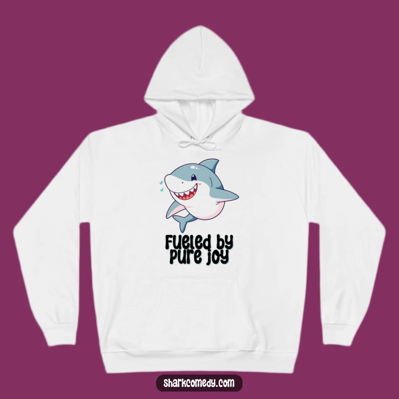 Funny Shark Sprint Hoodie: Stay Warm and Driven Through Any Challenge