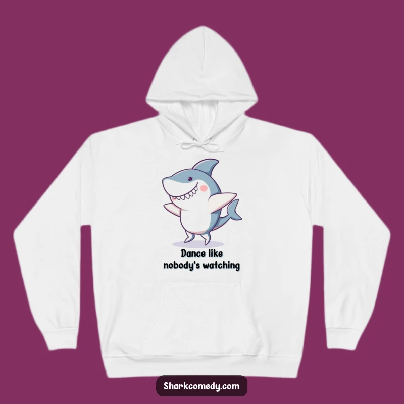 Funny Shark Hoodie: Cozy Up in Clumsy Dance Moves and Laughter