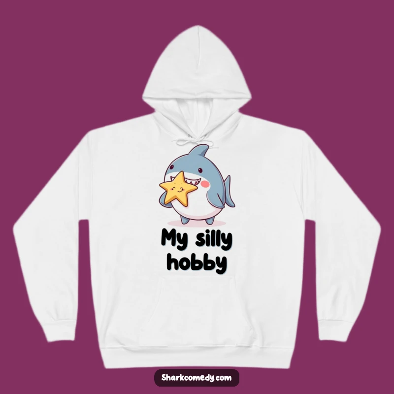 Cozy Funny Chubby Shark Starfish Hoodie - Warm & Adorable Gift