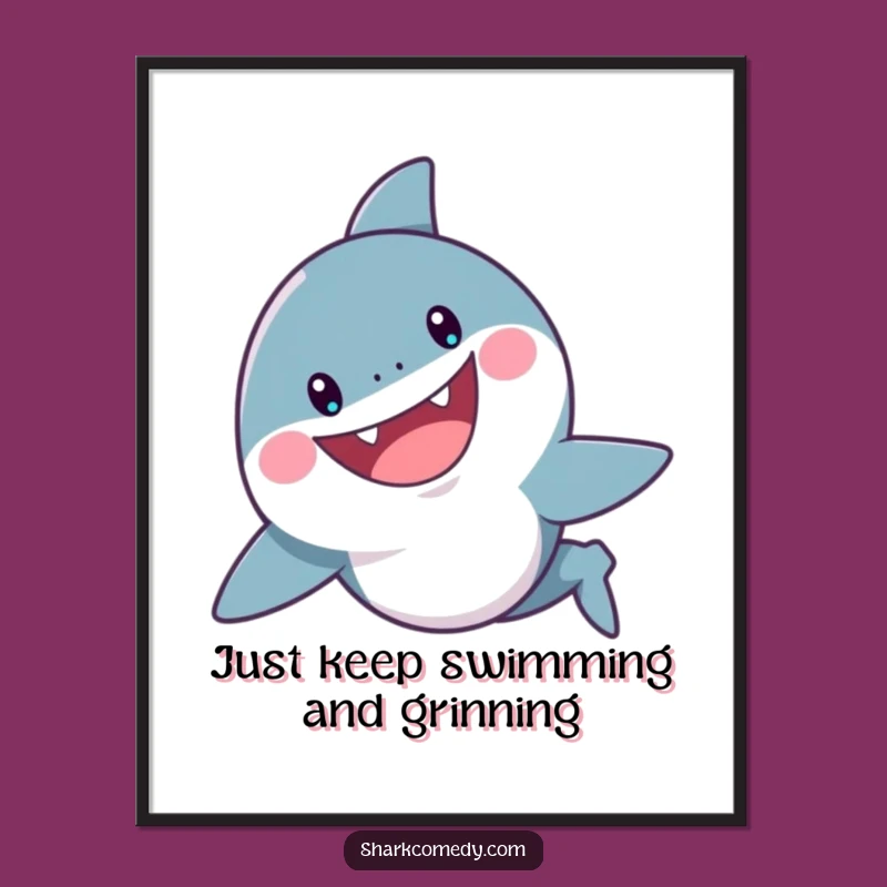 Free Printable Shark Wall Art: Grinning Decor, Downloadable & Print at Home Fun!