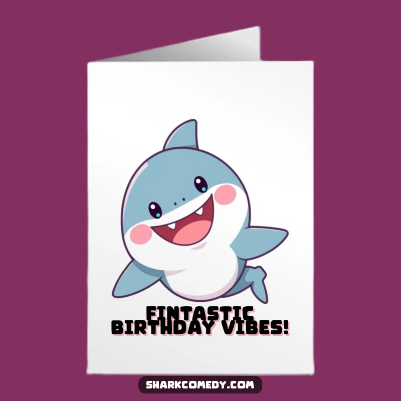 Free Printable Shark Birthday Card: Grinning Gift, Downloadable & Print at Home Fun!