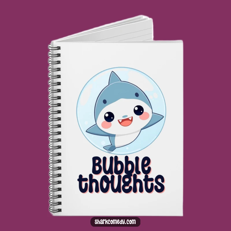 Funny Kawaii Shark Notebook - Cute & Handy Journal Gift Idea
