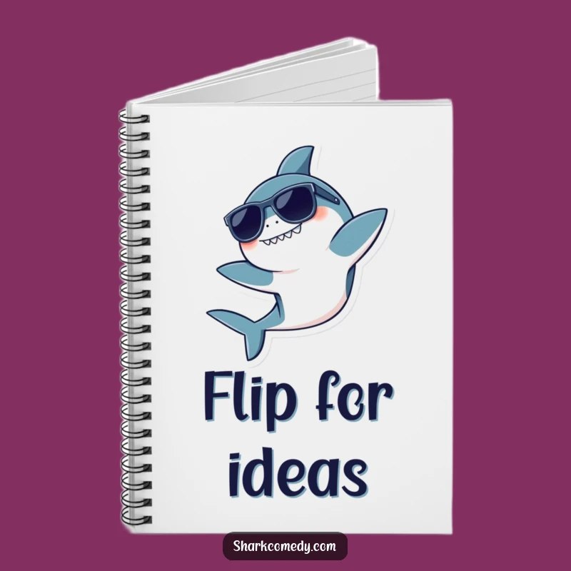 Funny Kawaii Shark Notebook: Jot Down Cool Ideas, Perfect Creative Funny Gift!