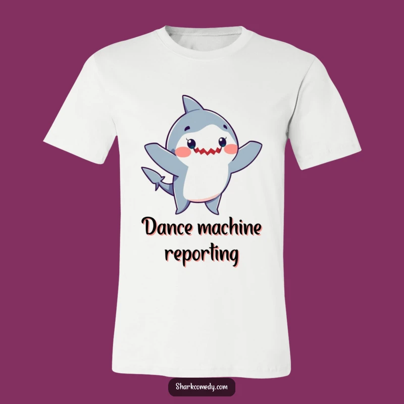 Funny Shark Dance T-Shirt - Joyful Waving Arms Shark Tee for Ultimate Fun