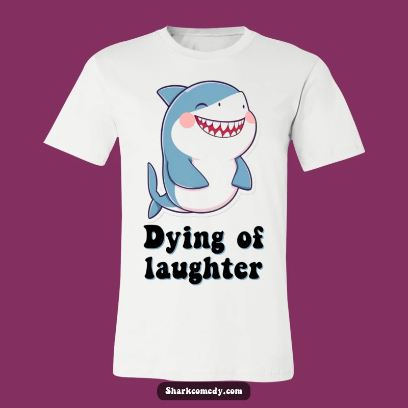 Funny Giggling Shark T-Shirt: Uncontrollable Laughs Design, Great Funny Gift