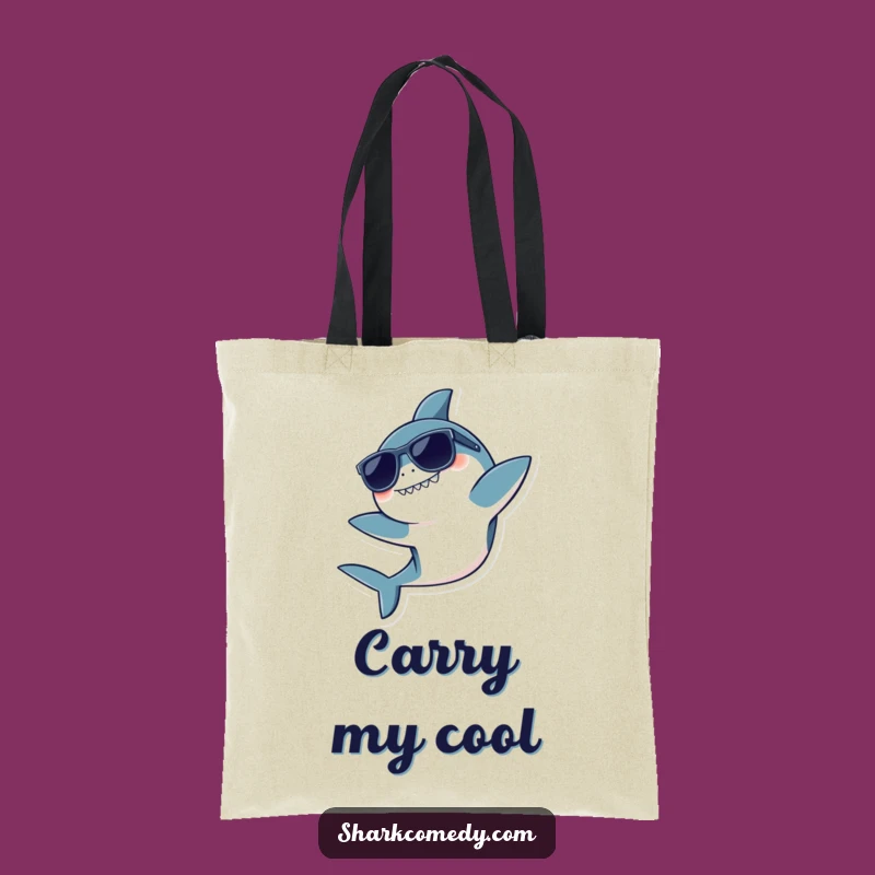 Funny Kawaii Shark Tote Bag: Carry Your Cool, Perfect Accessory Funny Gift!
