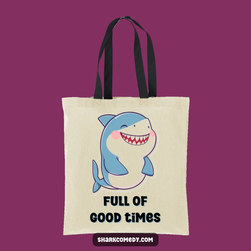 Funny Giggling Shark Tote Bag: Carry Your Laughs Everywhere, Funny Gift